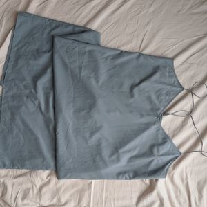 Pewter grey slip dress/OAK AND FORT